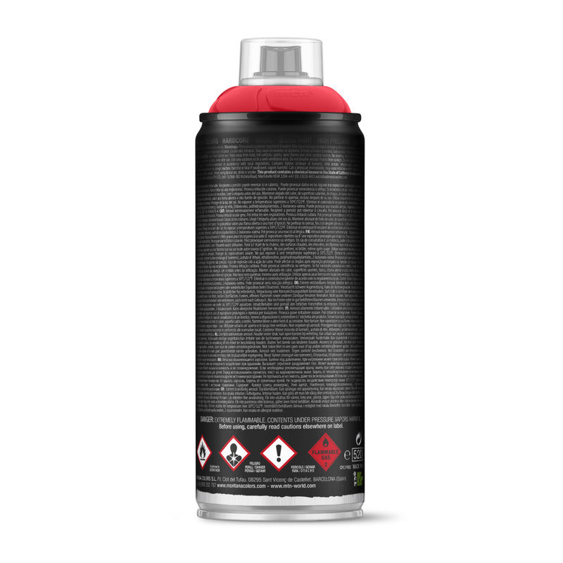 MTN Hardcore Gloss Madrid Red Spray Paint 400 ml