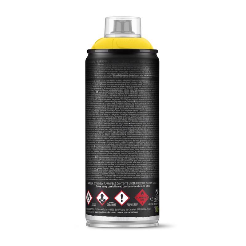 MTN Hardcore Gloss Light Yellow Spray Paint 400 ml