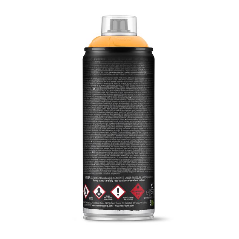 MTN Hardcore Gloss Medium Yellow Spray Paint 400 ml