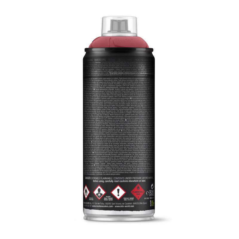 MTN Hardcore Gloss Bordeaux Red Spray Paint 400 ml