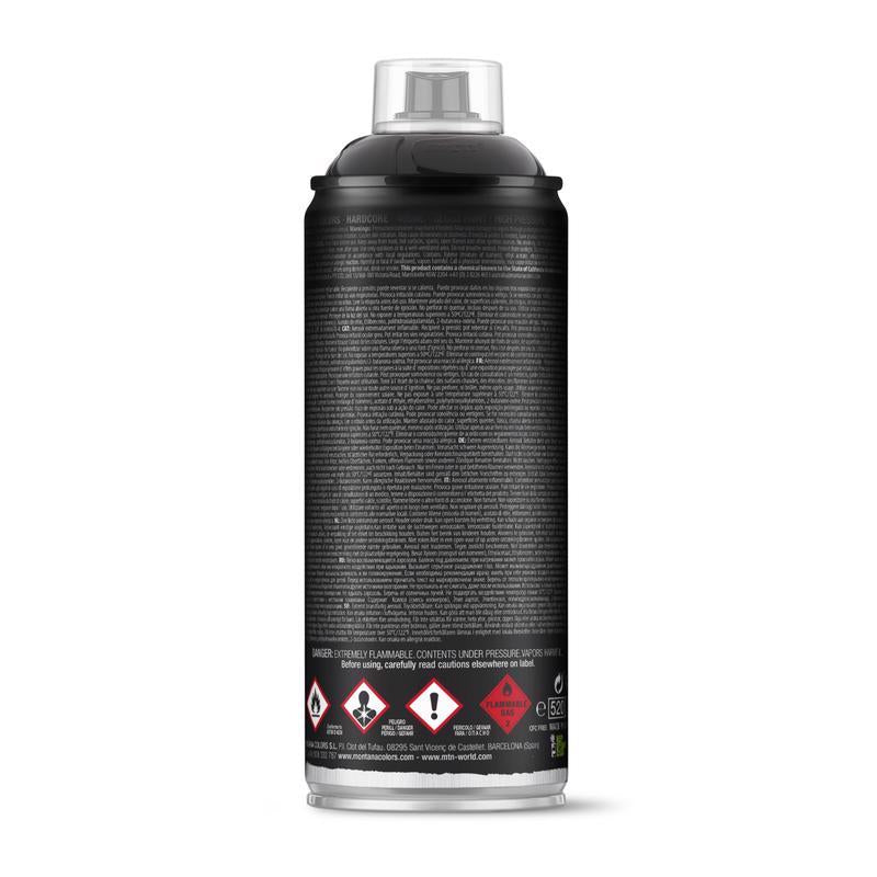 MTN Hardcore Gloss Black Spray Paint 400 ml