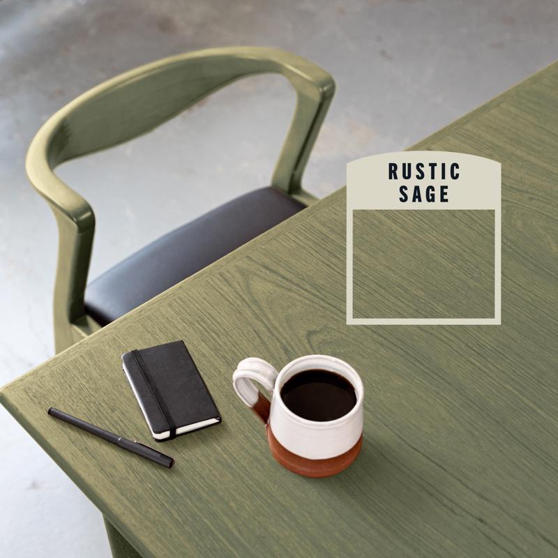 Varathane Semi-Transparent Gloss Rustic Sage Oil-Based Urethane Modified Alkyd Fast Dry Wood Stain 1