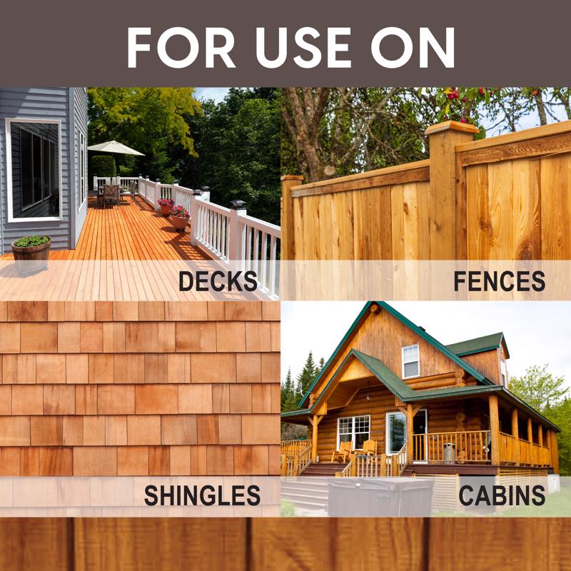 Ready Seal Goof Proof Semi-Transparent Flat Golden Pine Oil-Based Penetrating Wood Stain/Sealer 1 ga