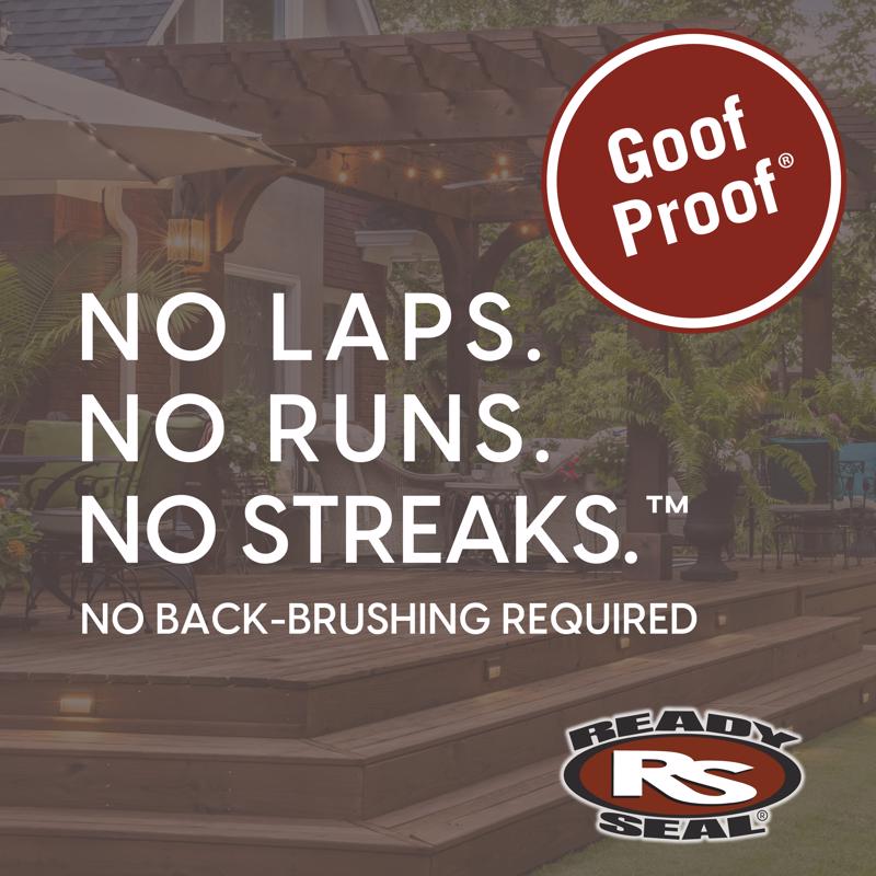 Ready Seal Goof Proof Semi-Transparent Flat Mahogany Oil-Based Penetrating Wood Stain/Sealer 1 gal