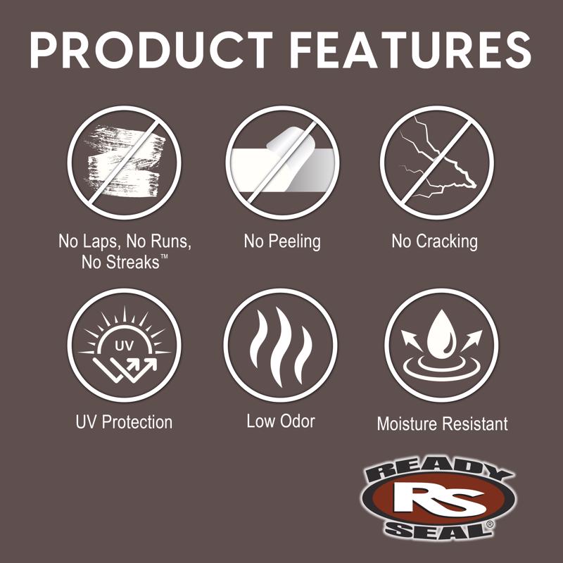 Ready Seal Goof Proof Semi-Transparent Flat Natural Oil-Based Penetrating Wood Stain/Sealer 5 gal