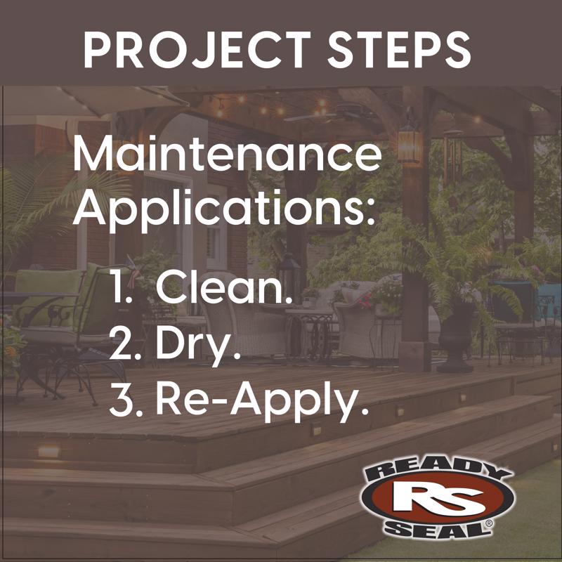 Ready Seal Goof Proof Semi-Transparent Flat Natural Cedar Oil-Based Penetrating Wood Stain/Sealer 5