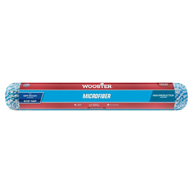 Wooster Microfiber 18 in. W X 9/16 in. Paint Roller Cover