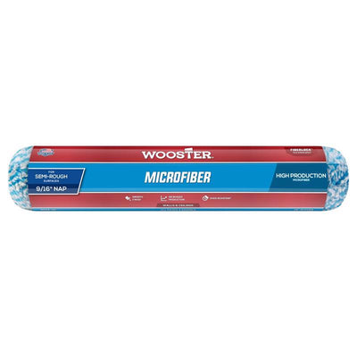 Wooster Microfiber 14 in. W X 9/16 in. Paint Roller Cover