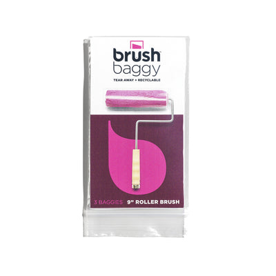 BrushBaggy 6 in. W X 12.75 in. L Clear Polypropylene Paint Roller Cover Baggy