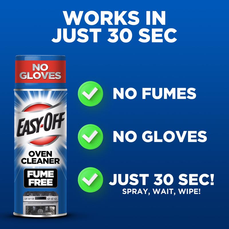 Easy-Off Lemon Scent Fume Free Oven Cleaner 14.5 oz Spray