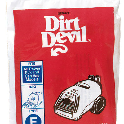 Dirt Devil Vacuum Bag For Canister Vacuums 3 pk