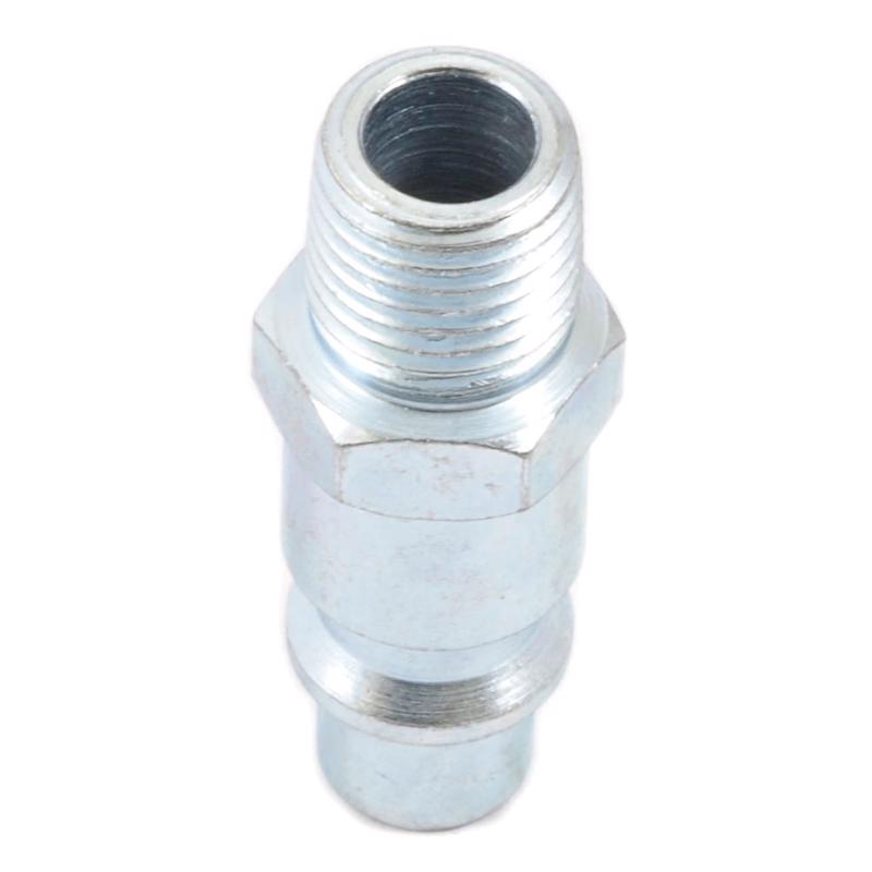 Forney Steel Air Plug 1/4 in. Male X 3/8 in.