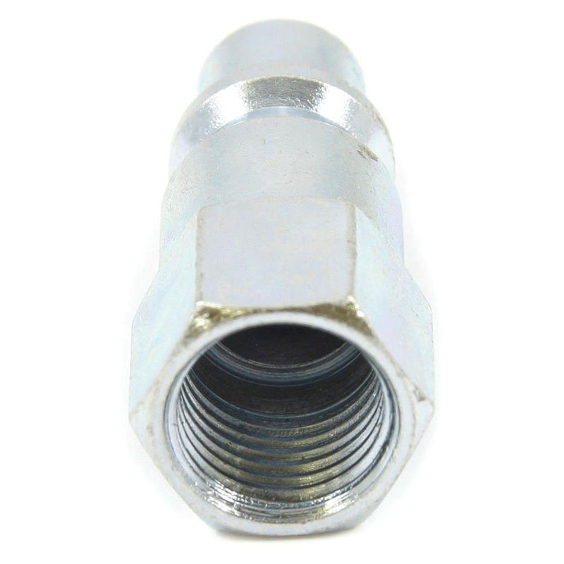 Forney Steel Air Plug 1/4 in. Female X 3/8 in.