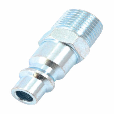Forney Steel Air Plug 3/8 in. Male X 3/8 in.