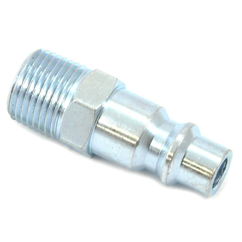 Forney Steel Air Plug 3/8 in. Male X 3/8 in.