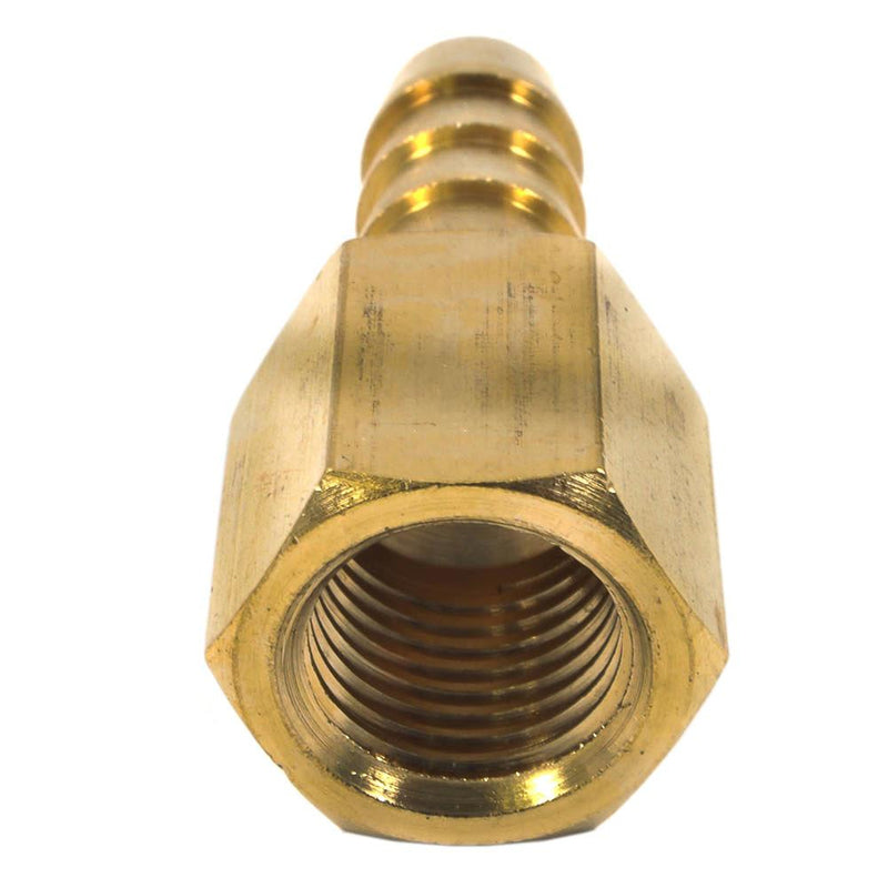 Forney Brass Air Hose End 1/4 in. Hose Barb X 3/8 in. Female