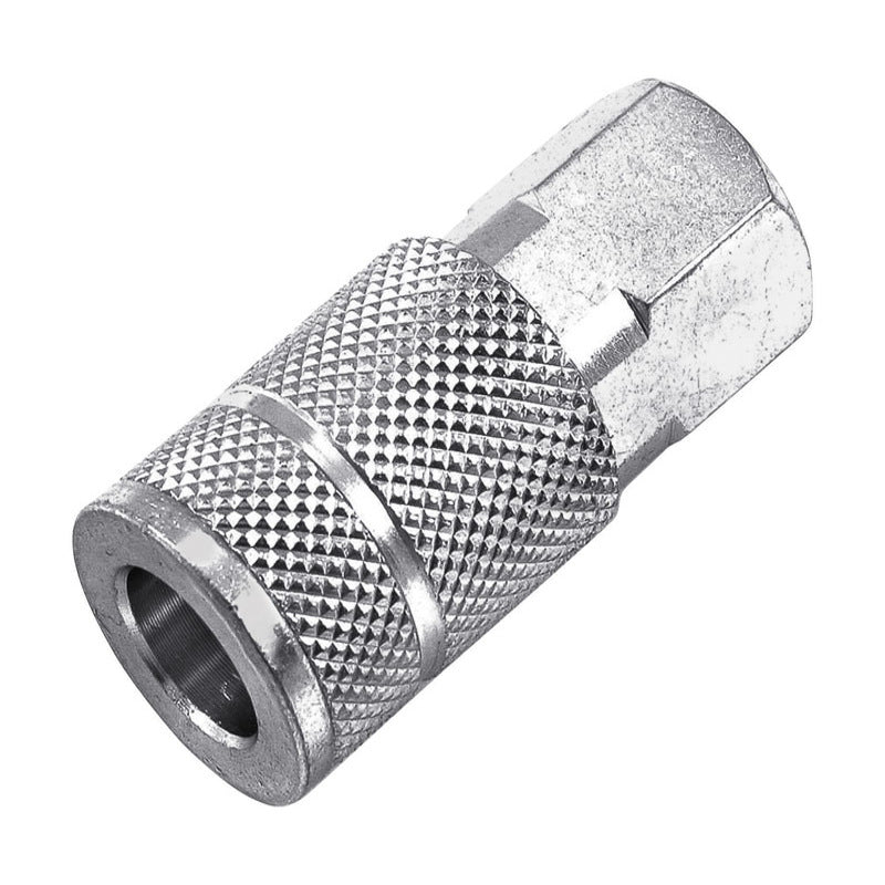 Forney Steel Air Coupler 3/8 in. Female X 1/4 in.