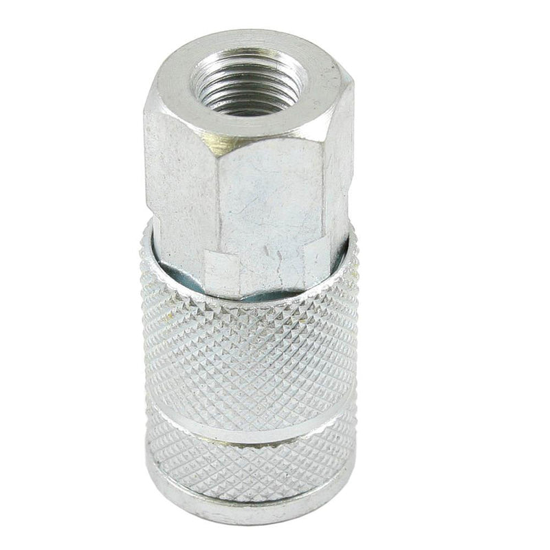 Forney Steel Air Coupler 3/8 in. Female X 1/4 in.