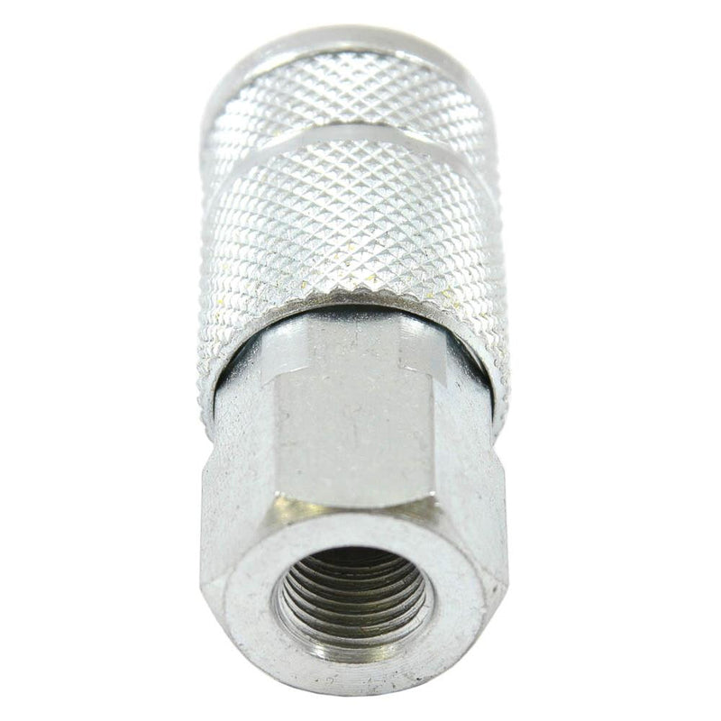 Forney Steel Air Coupler 3/8 in. Female X 1/4 in.