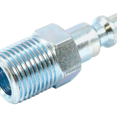 Forney Steel Air Plug 3/8 in. Male X 1/4 in.