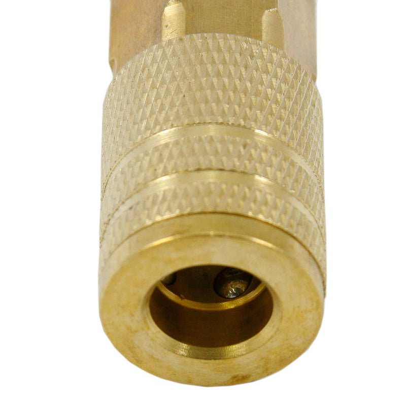 Forney Brass Coupler 1/4 in. Female X 3/8 in. Female