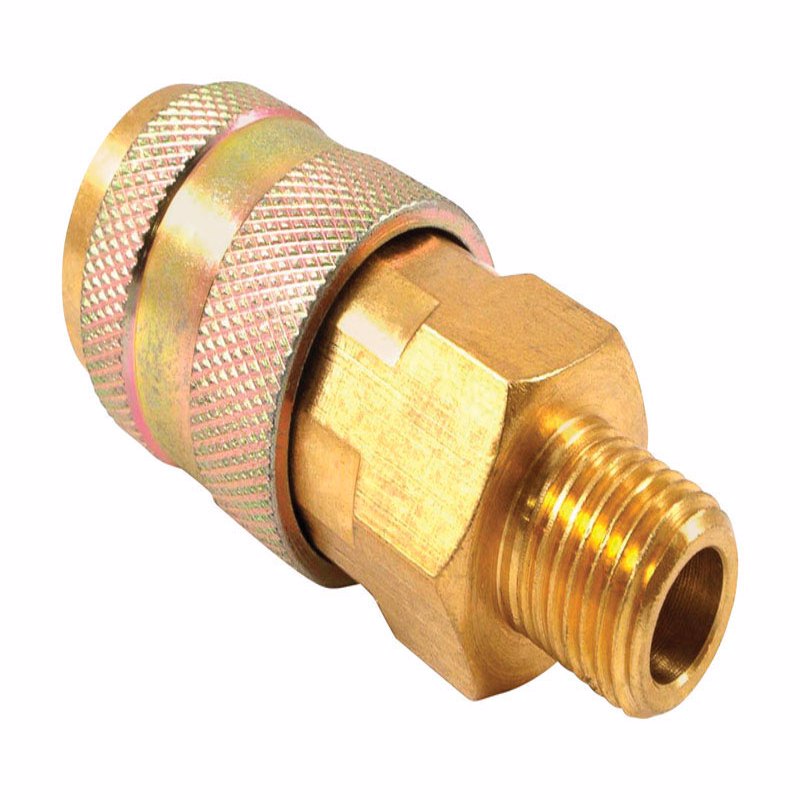 Forney Brass Universal Coupler 1/4 in. Female X 1/4 in. Male