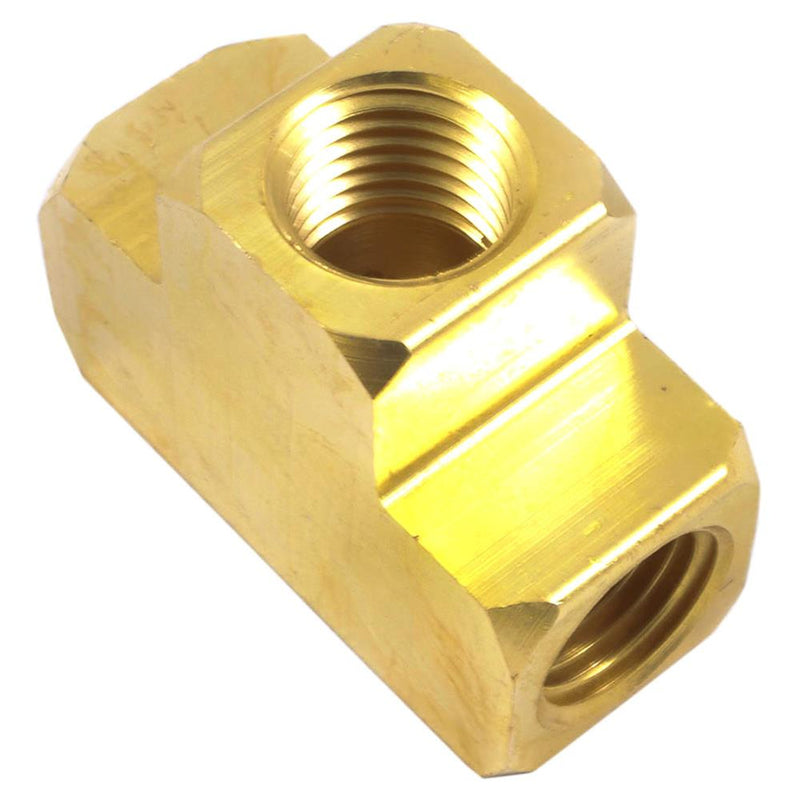 Forney Brass Tee Fitting 1/4 in. Female X 1/4 in. Female