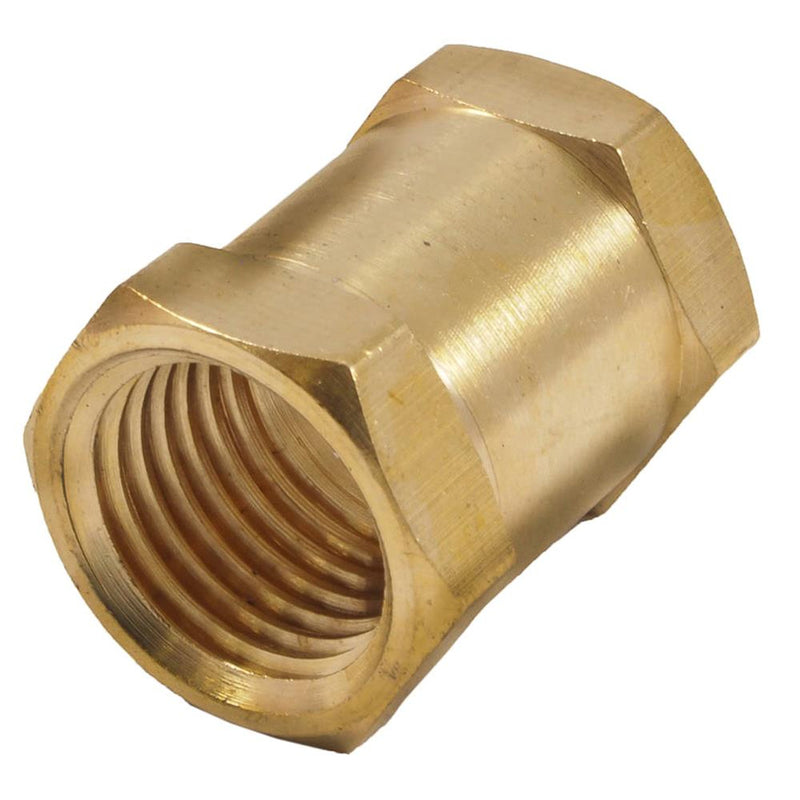 Forney Brass Coupler 1/4 in. Female X 1/4 in. Female