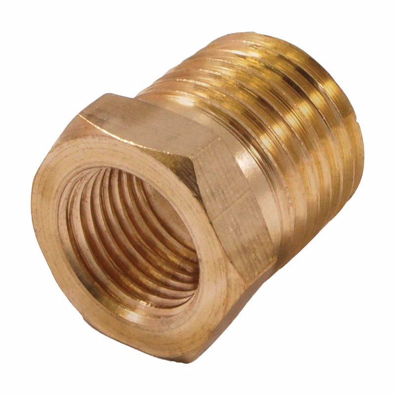 Forney Brass Bushing 1/8 in. Female X 1/4 in. Male