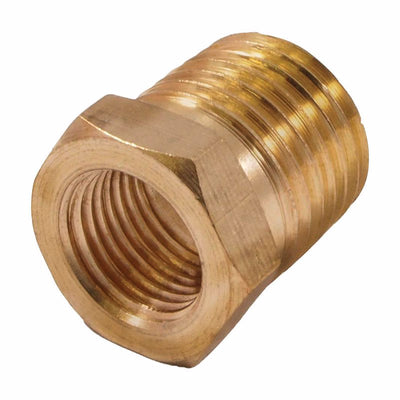 Forney Brass Bushing 1/8 in. Female X 1/4 in. Male