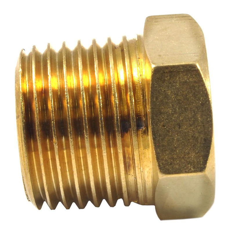 Forney Brass Bushing 3/8 in. Female X 1/2 in. Male