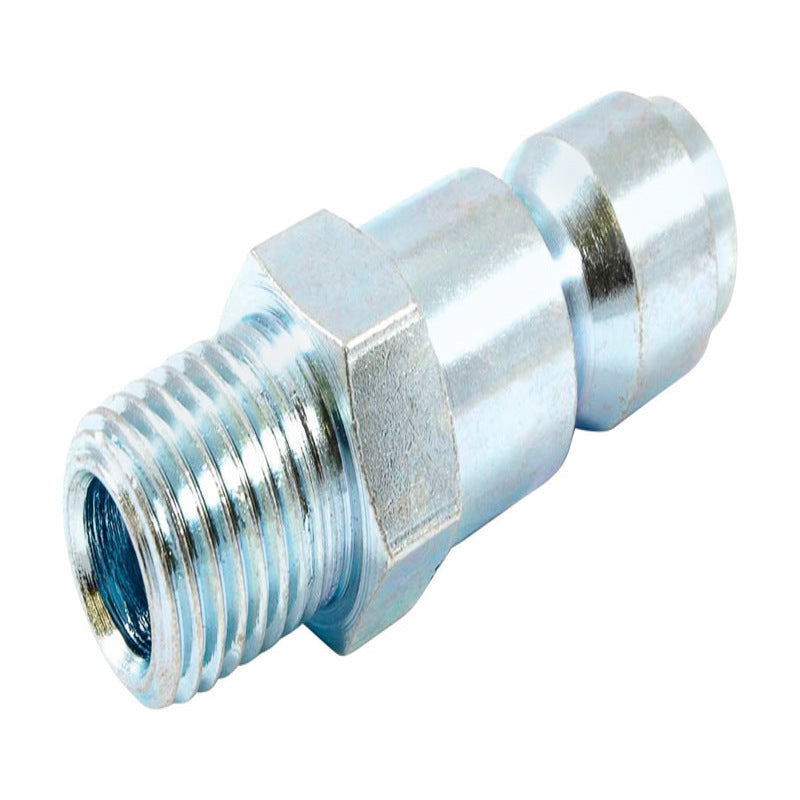 Forney Steel Air Plug 1/4 in. Male X 3/8 in.