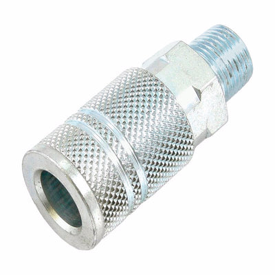 Forney Steel Coupler 3/8 in. Female X 3/8 in. Male