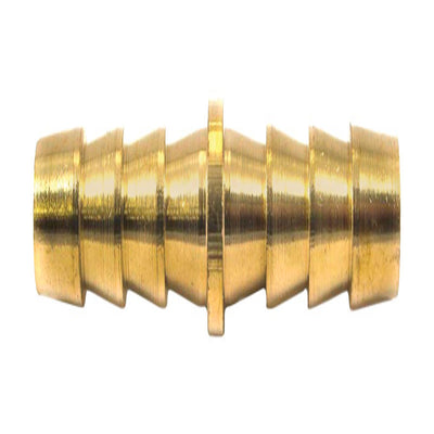 Forney Brass Dual Barbed Hose Splicer 1/4 in. Hose Barb X 1/4 in. Hose Barb