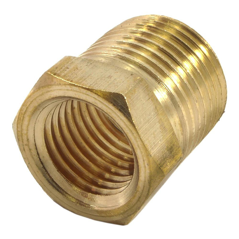 Forney Brass Bushing 1/4 in. Female X 3/8 in. Male
