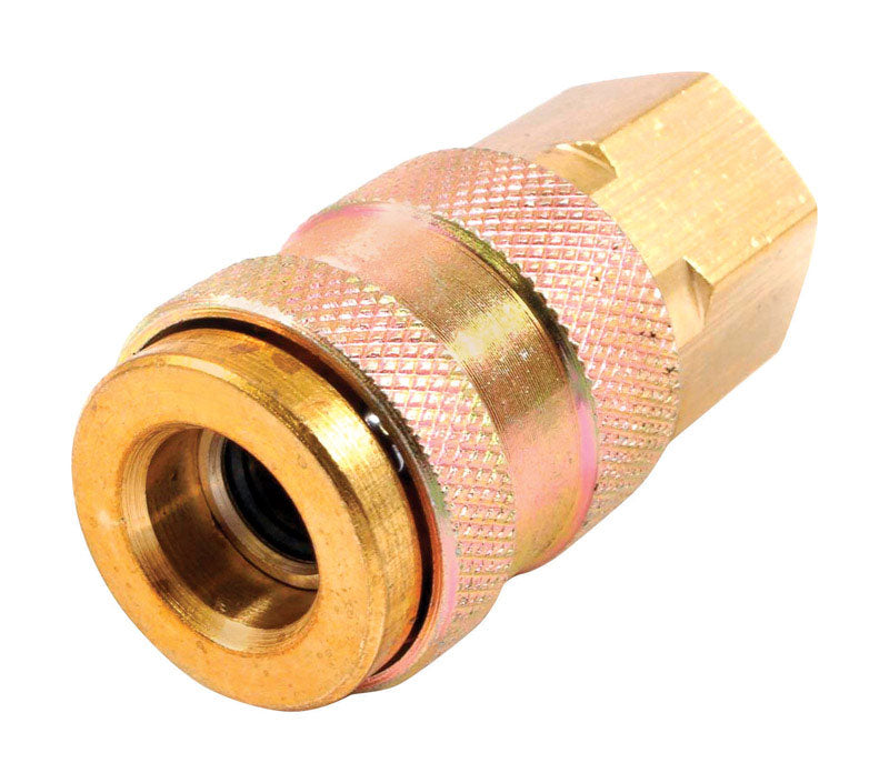 Forney Brass Universal Coupler 1/4 in. Female X 1/4 in. Female