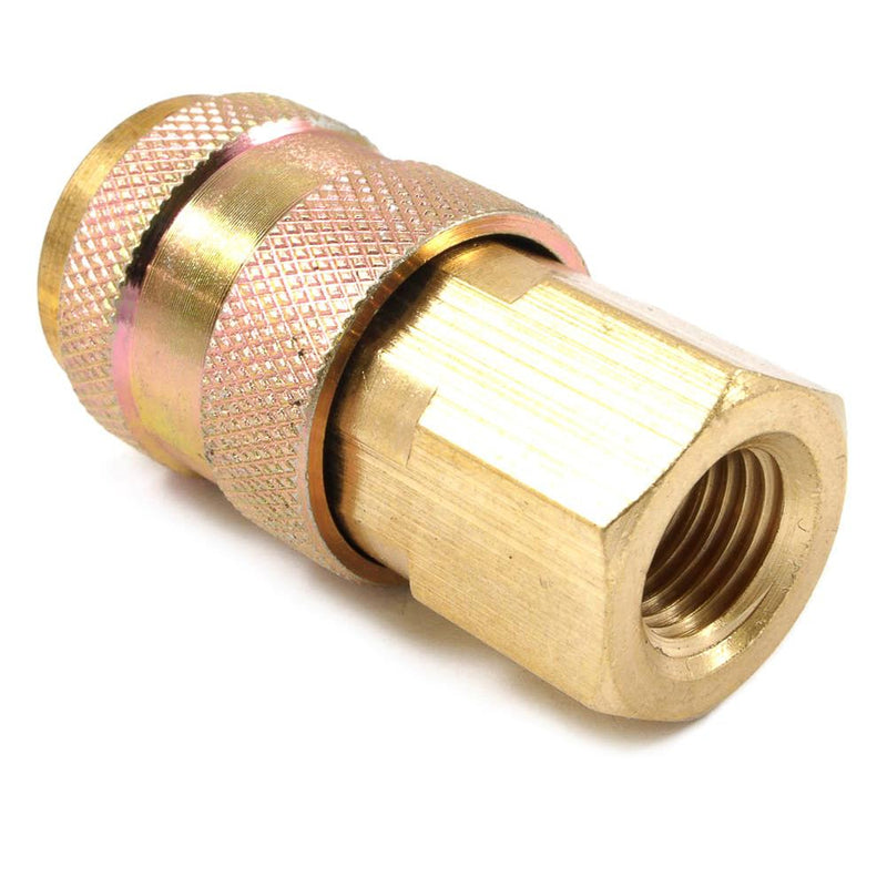 Forney Brass Universal Coupler 1/4 in. Female X 1/4 in. Female