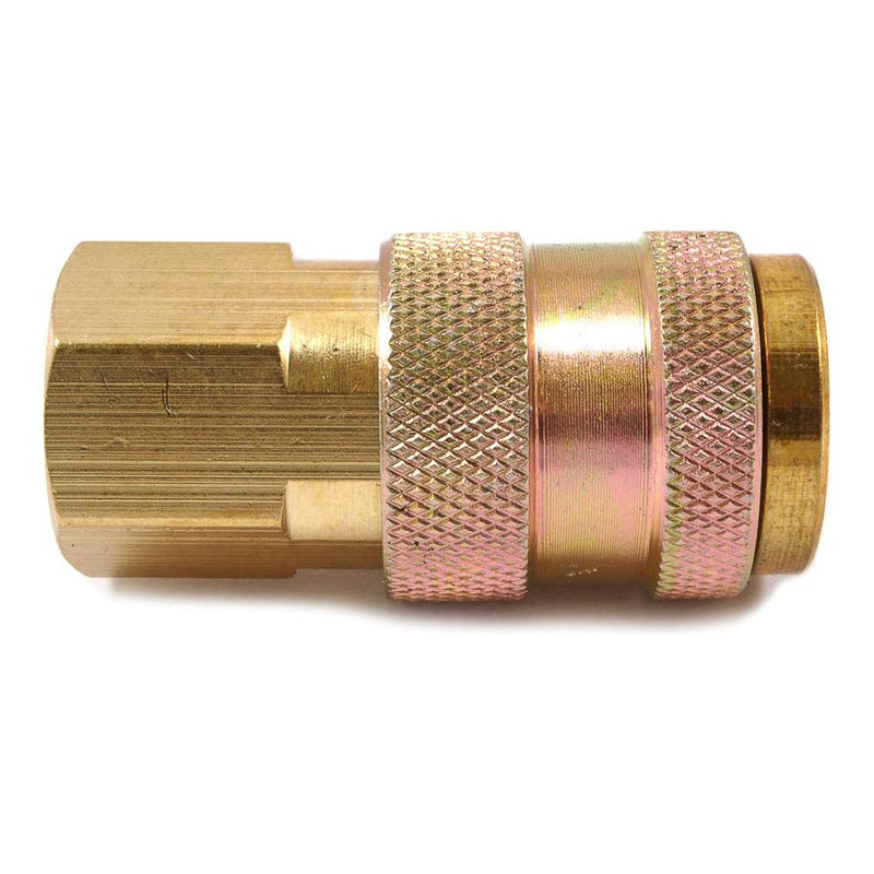 Forney Brass Universal Coupler 1/4 in. Female X 1/4 in. Female