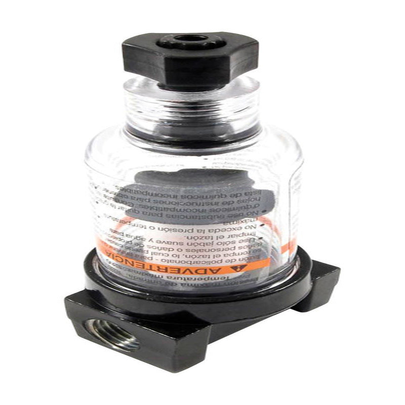 Forney Plastic/Steel Mini Air Line Filter 1/4 in. NPT 150 psi