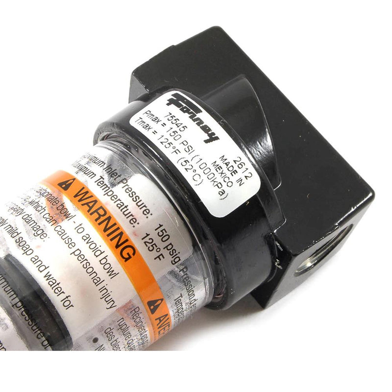 Forney Plastic/Steel Mini Air Line Filter 1/4 in. NPT 150 psi