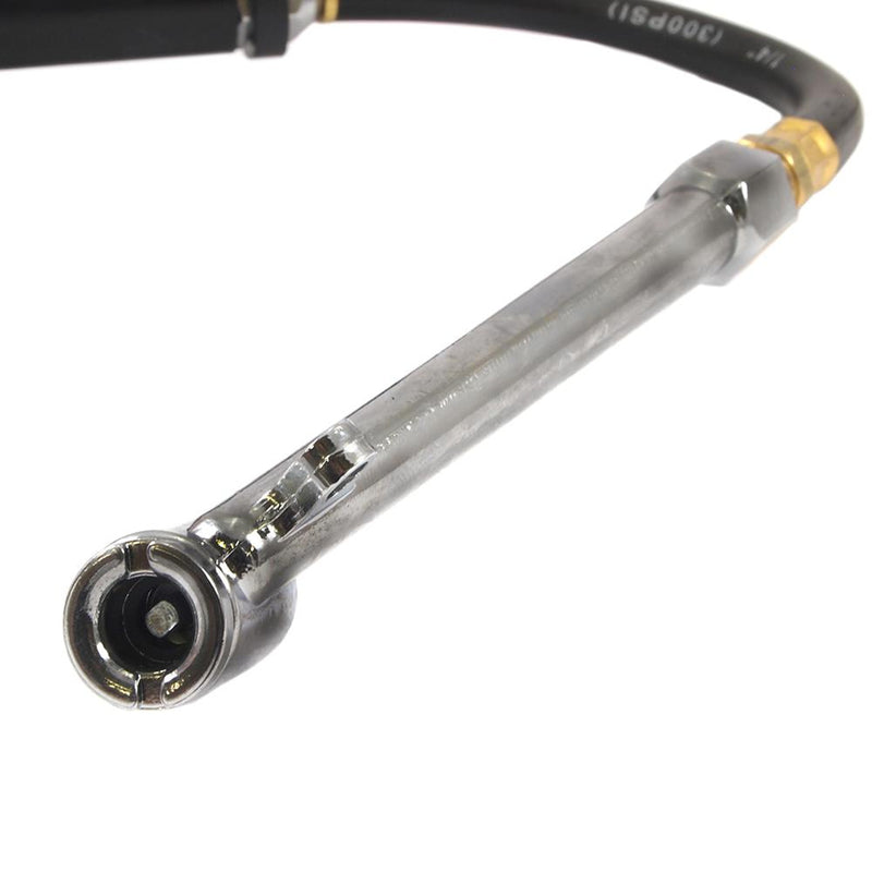 Forney Plastic/Steel Standard Tire Inflator and Gauge 1/4 in. NPT 120 psi