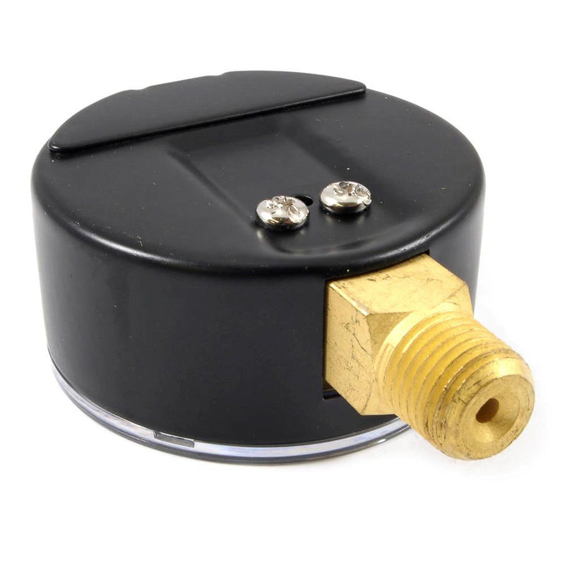 Forney Plastic Bottom Mount Air Pressure Gauge 1/4 in. NPT 160 psi