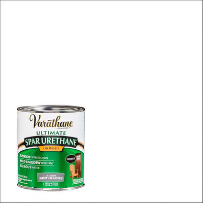 Varathane Ultimate Semi-Gloss Clear Oil-Based Spar Urethane 1 qt