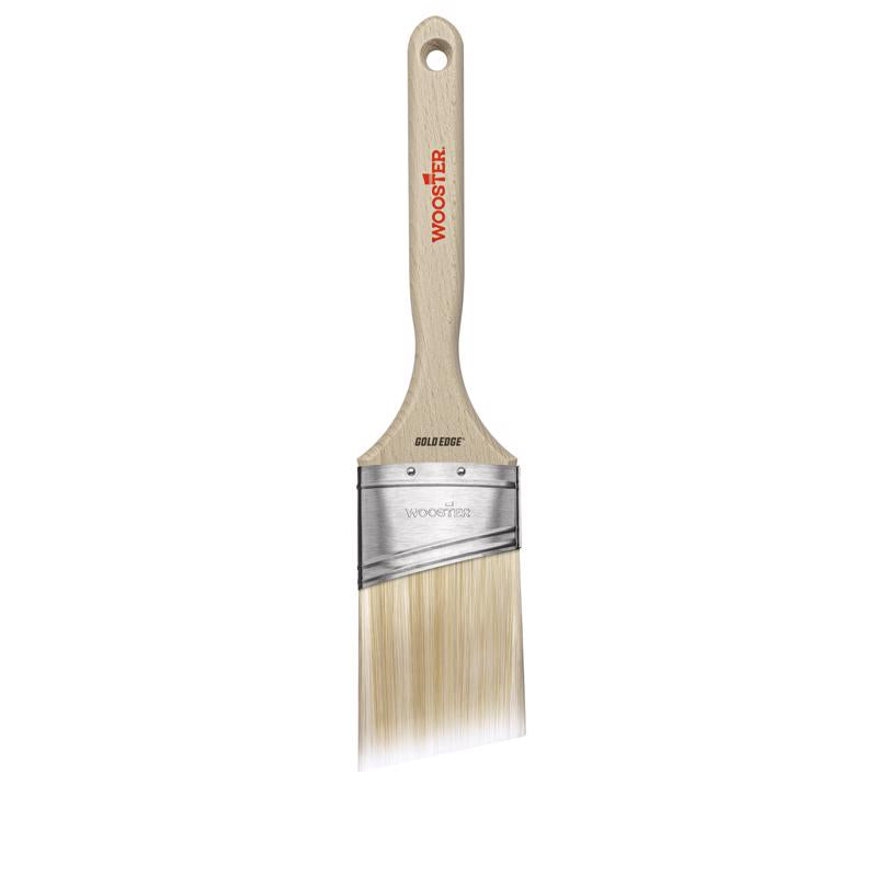 Wooster Gold Edge 2-1/2 in. Firm Semi-Oval Angle Paint Brush