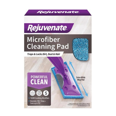 Rejuvenate Click N Clean 17 in. Cleaning Microfiber Mop Refill