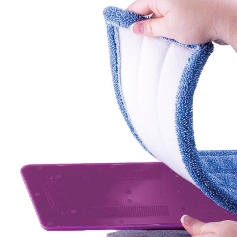 Rejuvenate Click N Clean 17 in. Cleaning Microfiber Mop Refill