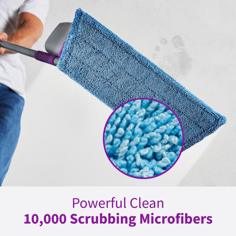 Rejuvenate Click N Clean 17 in. Cleaning Microfiber Mop Refill