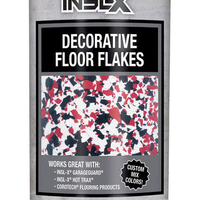 Insl-X Indoor and Outdoor Red Blend Decorative Floor Flakes 12 oz