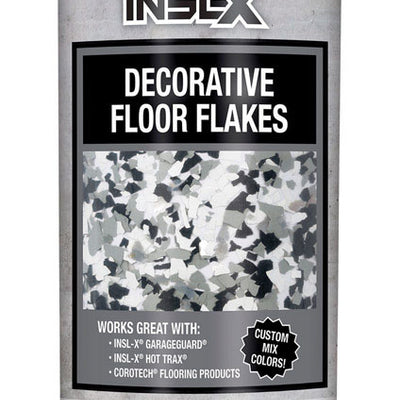 Insl-X Indoor and Outdoor Gray Blend Decorative Floor Flakes 12 oz