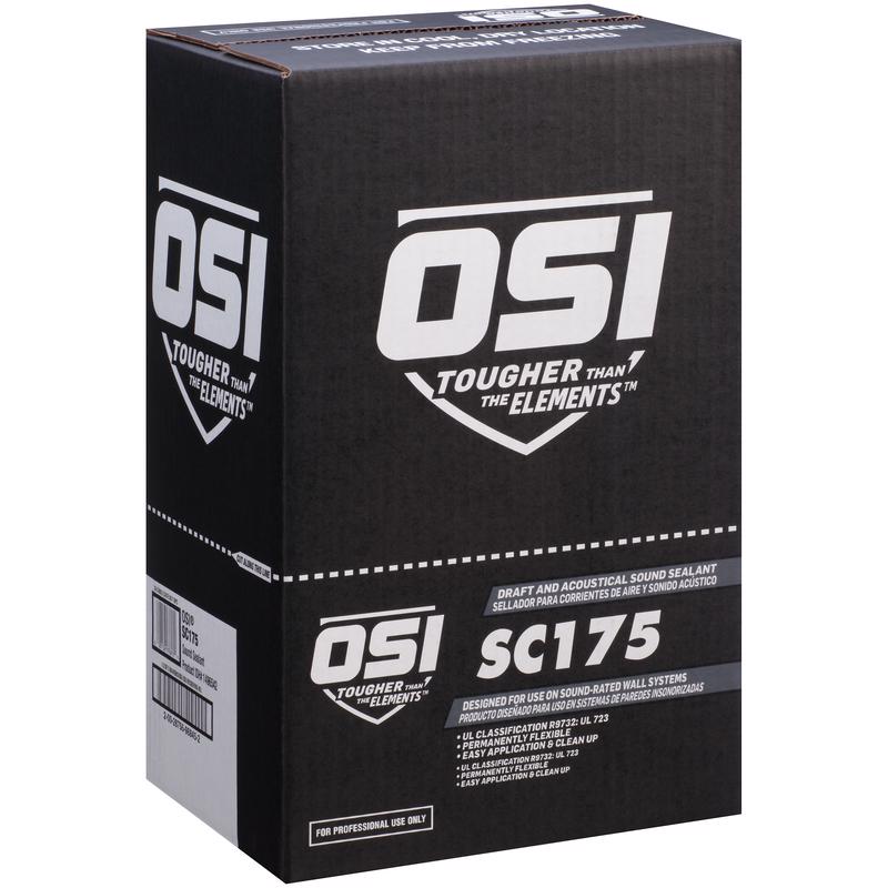 OSI SC175 White Synthetic Rubber Acoustical/Draft/Smoke/Sound Insulating Sealant 28 oz